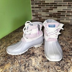 SPERRY purple Toddler Boots size 11